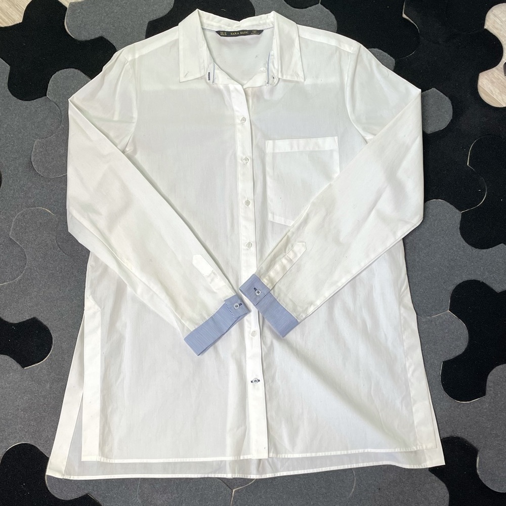NWOT Zara Basics | Button Down Dress Shirt Medium